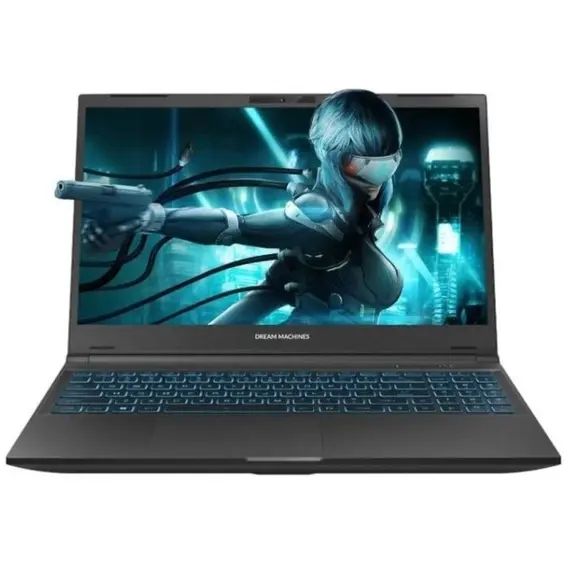 ნოუთბუქი Dream Machines Notebook RG4050-15 15.6FHD IPS, Intel i5-13420H, 32GB, F512GB, NVD4050-6, DOS, black - Primestore.ge