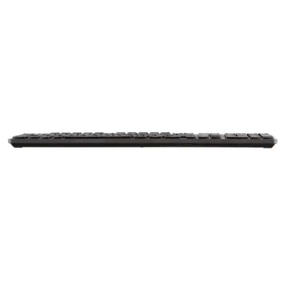 კლავიატურა 2E Keyboard membrane KS280 120key, WL/BT, EN/UK, silent, black-grey - Primestore.ge