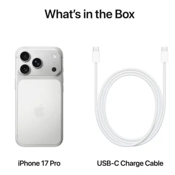 მობილური ტელეფონი Apple iPhone 17 Pro 256GB Silver - Primestore.ge