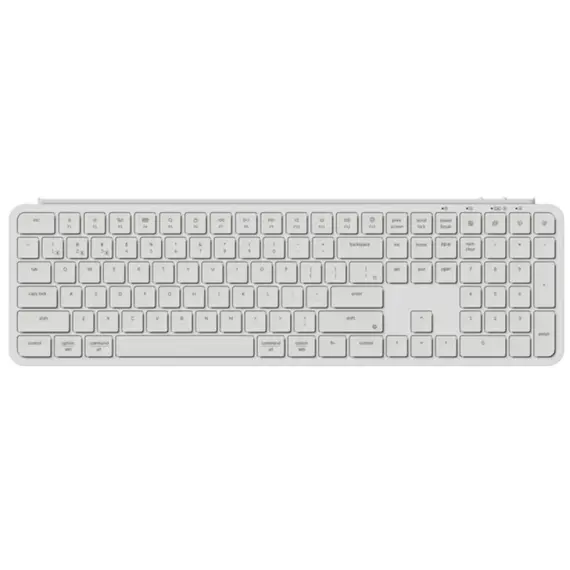 კლავიატურა Keychron B6 Pro, USB/WL/BT, ivory white - Primestore.ge