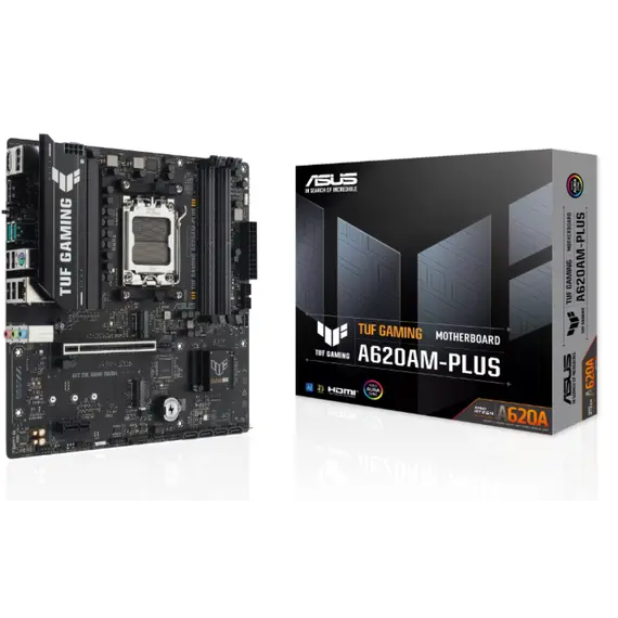 დედა დაფა ASUS Motherboard TUF GAMING A620AM-PLUS sAM5 A620 4xDDR5 HDMI DP mATX - Primestore.ge