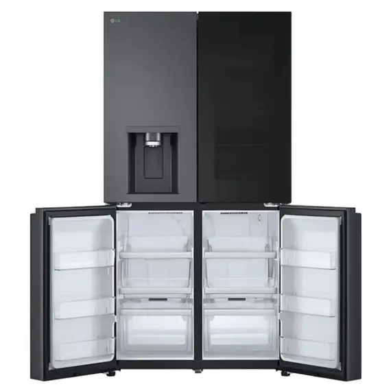 მაცივარი LG GR-X24FFCAB.AEVQMER Side-by-Side 179.2x91.4x73.3 427 LT NF Inverter Dispenser InstaView Door-in-Door Gray - Primestore.ge