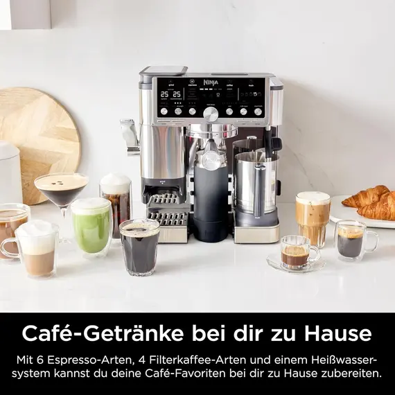 ყავის აპარატი Ninja Coffee Machine 3‑in‑1 espresso + filter coffee + cold brew automative - Primestore.ge