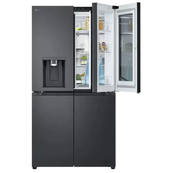 მაცივარი LG GR-X24FFCAB.AEVQMER Side-by-Side 179.2x91.4x73.3 427 LT NF Inverter Dispenser InstaView Door-in-Door Gray - Primestore.ge