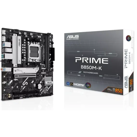 დედა დაფა ASUS Motherboard PRIME B850M-K sAM5 B850 4xDDR5 M.2 HDMI DP mATX - Primestore.ge