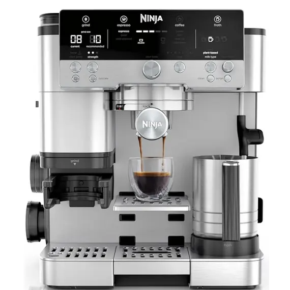 ყავის აპარატი Ninja Coffee Machine 3‑in‑1 espresso + filter coffee + cold brew Home Barista - Primestore.ge