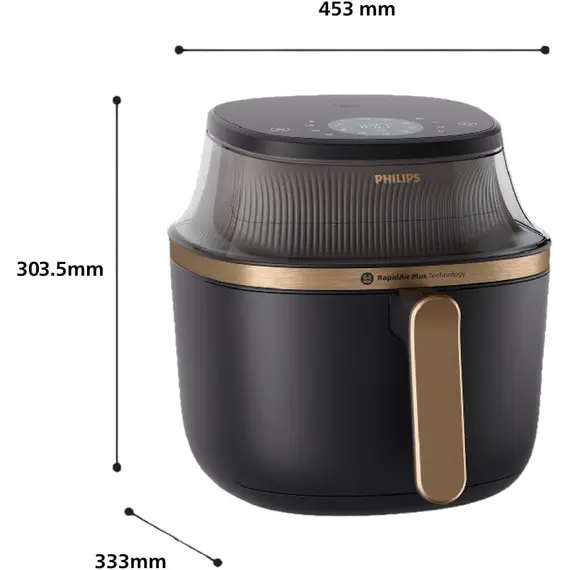 აეროგრილი PHILIPS NA342/09 - Primestore.ge