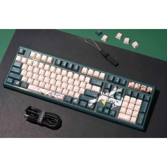 კლავიატურა Varmilo Lure VBS108 Crane Cherry MX Silent Red UA - Primestore.ge
