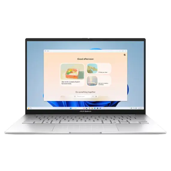 ნოუთბუქი Asustek Zenbook 14" OLED Touch FHD 60Hz 400nit U5 225H 16GB 512GB SSD Intel Graphics DOS Silver - Primestore.ge