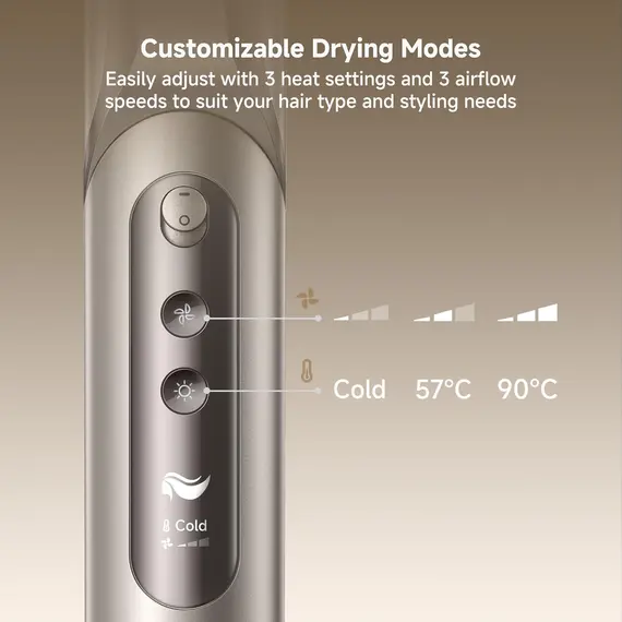 თმის საშრობი Нairdryer Dazzle Gold (AZD20A) EU - Primestore.ge