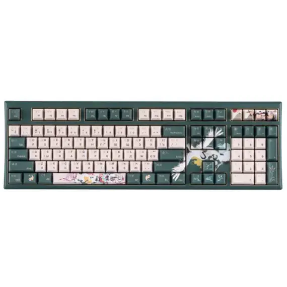კლავიატურა Varmilo Lure VBS108 Crane Cherry MX Silent Red UA - Primestore.ge