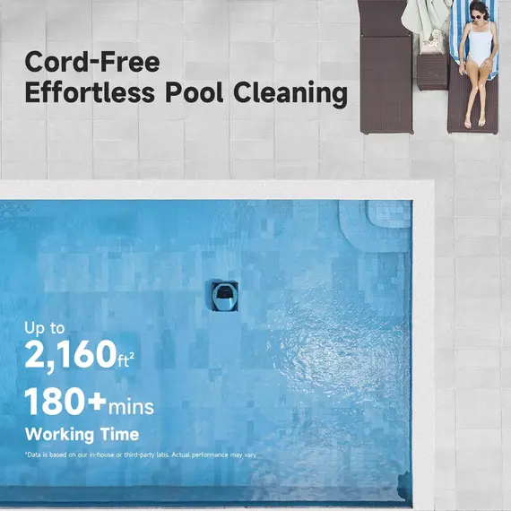 აუზის საწმენდი რობოტი Dreame Robotic Pool Cleaner Z1 Pro (PIXZ4110) - Primestore.ge
