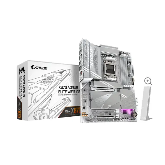 დედა დაფა GIGABYTE Motherboard X870 A ELITE WF7 ICE sAM5 X870 4xDDR5 M.2 HDMI ATX - Primestore.ge