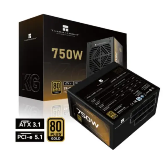კვების ბლოკი THERMALRIGHT TR-KG750 750W 80 PLUS GOLD ATX 3.1 Full-Modular - Primestore.ge