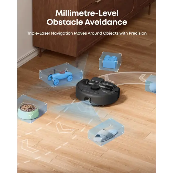 მტვერსასრუტი Eufy Robot Vacuum 3-in-1 E 20 (G) - Europe (excluded UK plug) Black - Primestore.ge