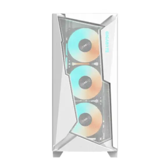 კომპიუტერის ქეისი Gigabyte C301GW 4x120mm ARGB Fans Mid Tower White - Primestore.ge