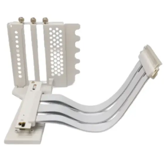 ვიდეო დაფის სამაგრი Asiahorse PCIE5.0 -A- White 90 + Bracket - Primestore.ge