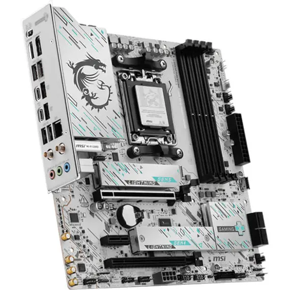 დედა დაფა MSI Motherboard B850M GAMING PLUS WIFI sAM5 B850 4xDDR5 M.2 HDMI DP WiFi BT mATX - Primestore.ge