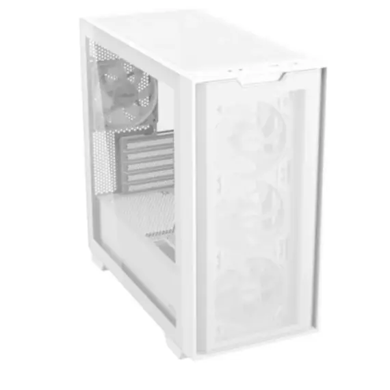 კომპიუტერის ქეისი Asus A21 Plus 4x120mm ARGB Fans Mini Tower White - 90DC00H3-B19010 - Primestore.ge