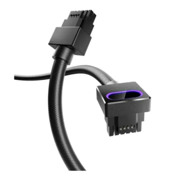 PSU კაბელის დამაგრძელებელი Asiahorse HYDRUS 8PIN CPU BLACK -A- 30CM - Primestore.ge