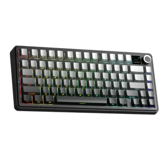 კლავიატურა AULA F75MAX Gasket Wireless Mechanical Keyboard Gradient grey (Reaper Switch) - Primestore.ge