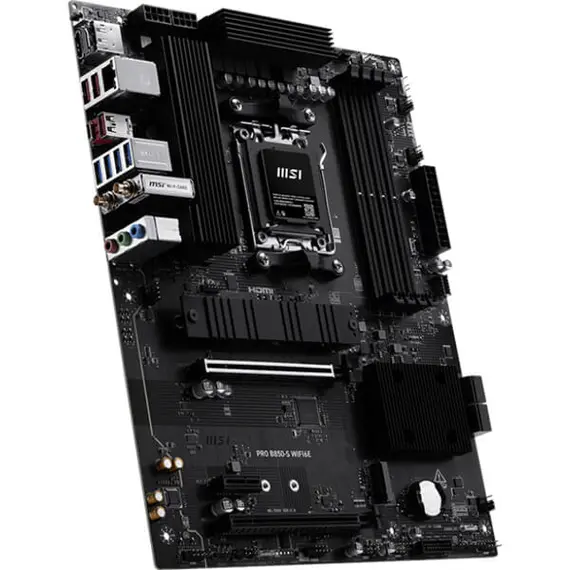 დედა დაფა MSI Motherboard PRO B850-S WIFI6E sAM5 B850 4xDDR5 M.2 HDMI WiFi BT ATX - Primestore.ge