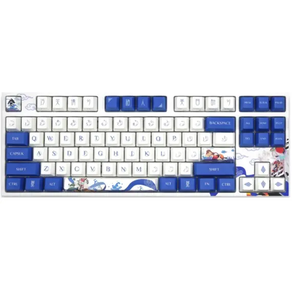 კლავიატურა Varmilo Keyboard VA87M Lovebirds-I, Cherry MX Blue,EU - Primestore.ge