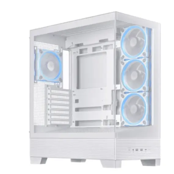 კომპიუტერის ქეისი Asus A31 PLUS 4x120mm ARGB Fans Mid Tower White - 90DC00R3-B19000 - Primestore.ge