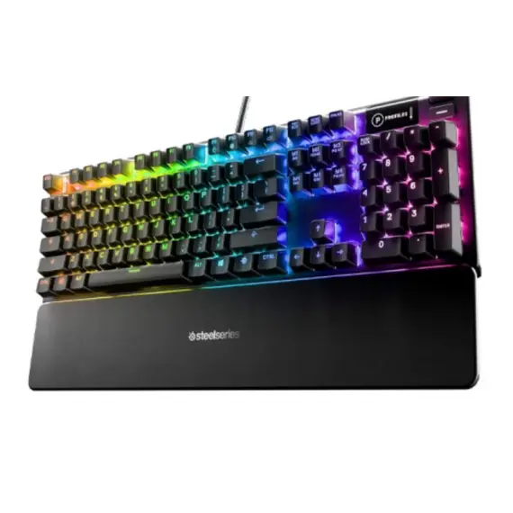 კლავიატურა SteelSeries Gaming keyboard Apex 5 USB Black - Primestore.ge
