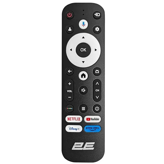 ტელევიზორი TV Set 43" 2E QLED 4K 60Hz Smart Google TV Black - Primestore.ge