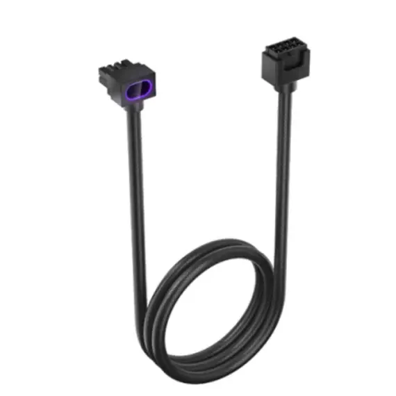PSU კაბელის დამაგრძელებელი Asiahorse HYDRUS 8PIN CPU BLACK -A- 30CM - Primestore.ge