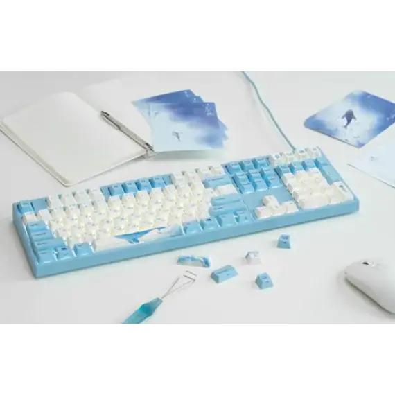 კლავიატურა Varmilo VA108M Sea Melody Cherry MX Brown - Primestore.ge