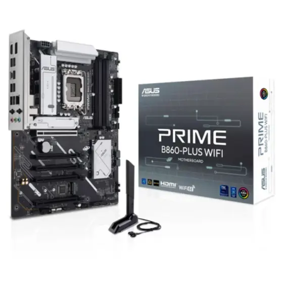 დედა დაფა Asus Prime B860-PLUS WIFI 4DDR5 LGA1851 - 90MB1K50-M0EAY0 - Primestore.ge