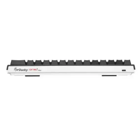 კლავიატურა Ducky One 2 Mini Cherry Blue RGB LED UA/RU Black-White - Primestore.ge