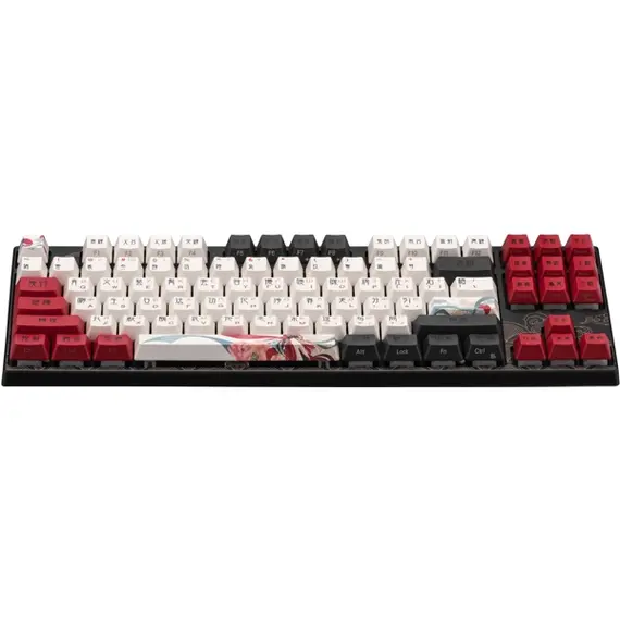 კლავიატურა Varmilo VEM87 Beijing Opera 87Key, EC V2 Ivy, USB-A, EN/UKR, White Led - Primestore.ge