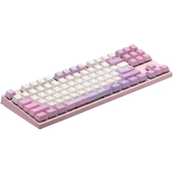კლავიატურა Varmilo VEM87 Dreams On Board 87Key, EC V2 Jasmine, USB-A, EN/UKR, White Led - Primestore.ge