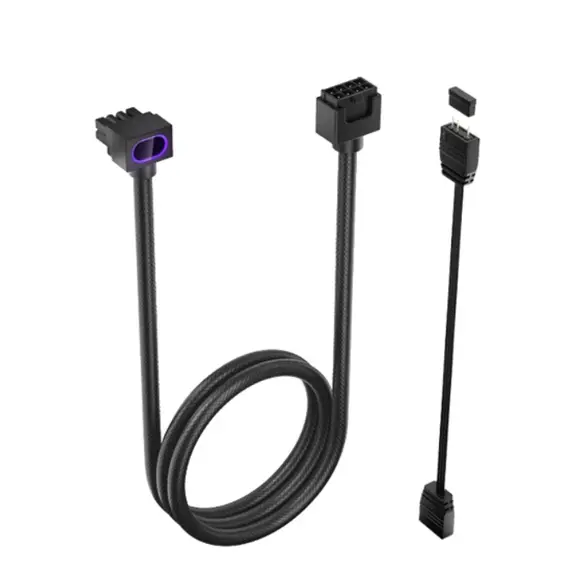 PSU კაბელის დამაგრძელებელი Asiahorse HYDRUS 8PIN GPU BLACK -B- 30CM - Primestore.ge