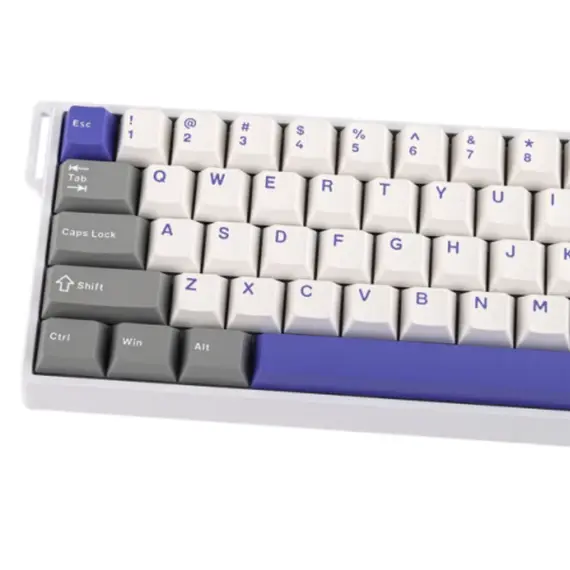 კლავიატურა AULA WIN60 HE MAX Edition RGB Wired Gaming Keyboard White/Grey/Blue (Wing Chun Magnetic Switch) - Primestore.ge