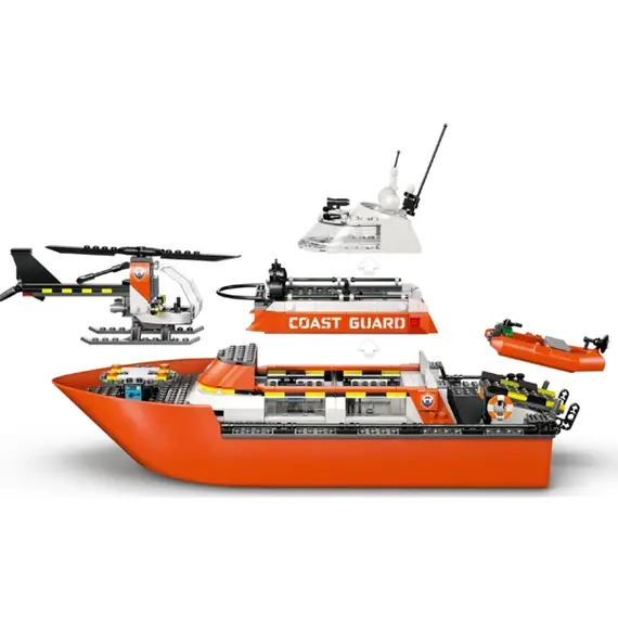 ლეგო LEGO Constructor Coast Guard Rescue Boat & He.. V29 - Primestore.ge