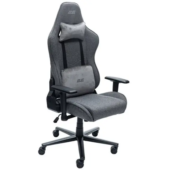 სათამაშო სავარძელი 2E GAMING Chair BUSHIDO Lite, fabric, 2D-Armrests, dark grey - Primestore.ge