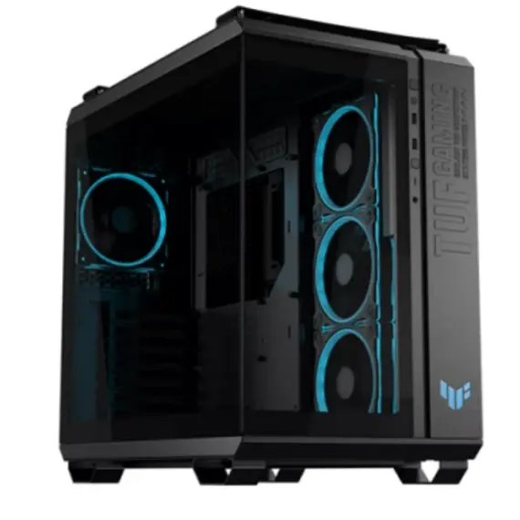 კომპიუტერის ქეისი Asus TUF Gaming GT502 Horizon ARGB 4x120mm Fans Mid Tower Black - 90DC0090-B19020 - Primestore.ge