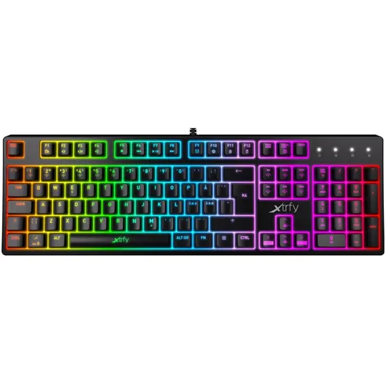 კლავიატურა Xtrfy K4 104Key, Kailh Red, USB-A, EN/RU, RGB - Primestore.ge