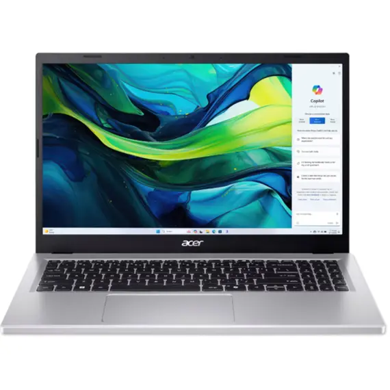 ნოუთბუქი Acer Notebook Aspire Go AG15-41P 15.6" FHD IPS, AMD R5-7535HS, 8GB, F512GB, UMA, Lin, silver - Primestore.ge