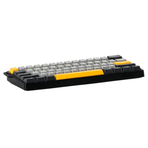 კლავიატურა AULA WIN60 HE MAX RGB Wired Gaming Keyboard Dark Grey/Light gray/Yellow (Wing Chun Magnetic Switch) - Primestore.ge