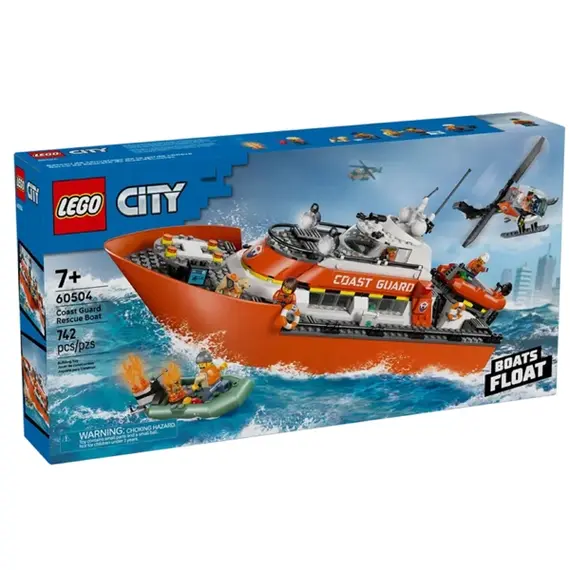 ლეგო LEGO Constructor Coast Guard Rescue Boat & He.. V29 - Primestore.ge