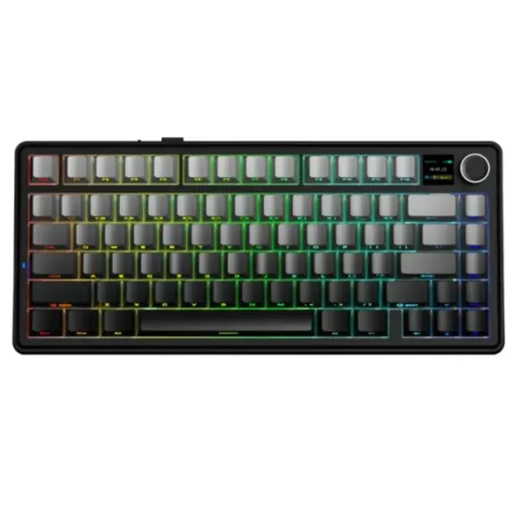 კლავიატურა AULA F75MAX Gasket Wireless Mechanical Keyboard Gradient grey (Reaper Switch) - Primestore.ge