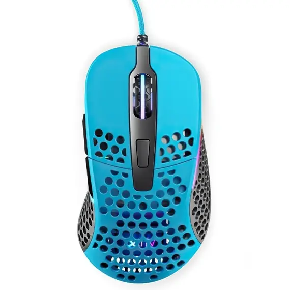 მაუსი Xtrfy Gaming mouse M4 RGB USB Miami Blue - Primestore.ge