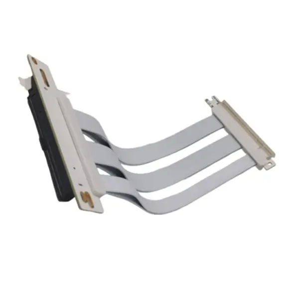 ვიდეო დაფის სამაგრი Asiahorse PCIE5.0 -A- White 90 + Bracket - Primestore.ge