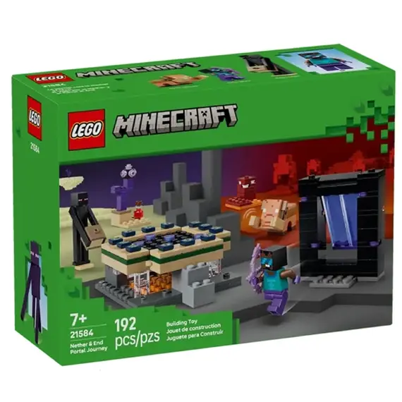 ლეგო LEGO Constructor Minecraft Nether & End Portal Journey - Primestore.ge