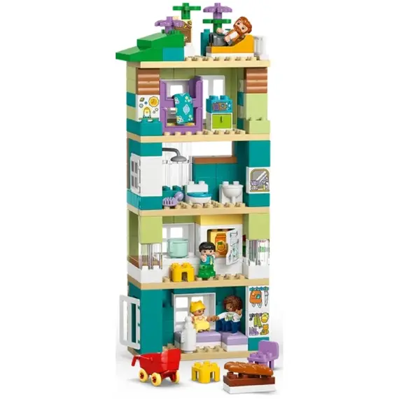 ლეგო LEGO Constructor DUPLO Town 3 in 1 Modern Family House with Figures - Primestore.ge